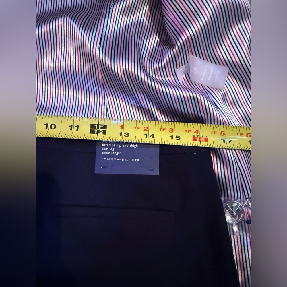NWT Tommy Hilfiger Women’s Black Suit, 6/8 - Picture 12 of 15
